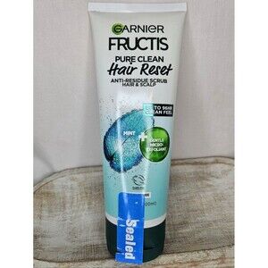 Garnier Fructis Pure Clean Hair Reset Anti-Residue Scalp Scrub 6.8oz NWT